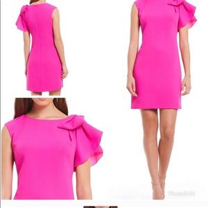 Eliza J- Ruffle Sleeve Shift Dress